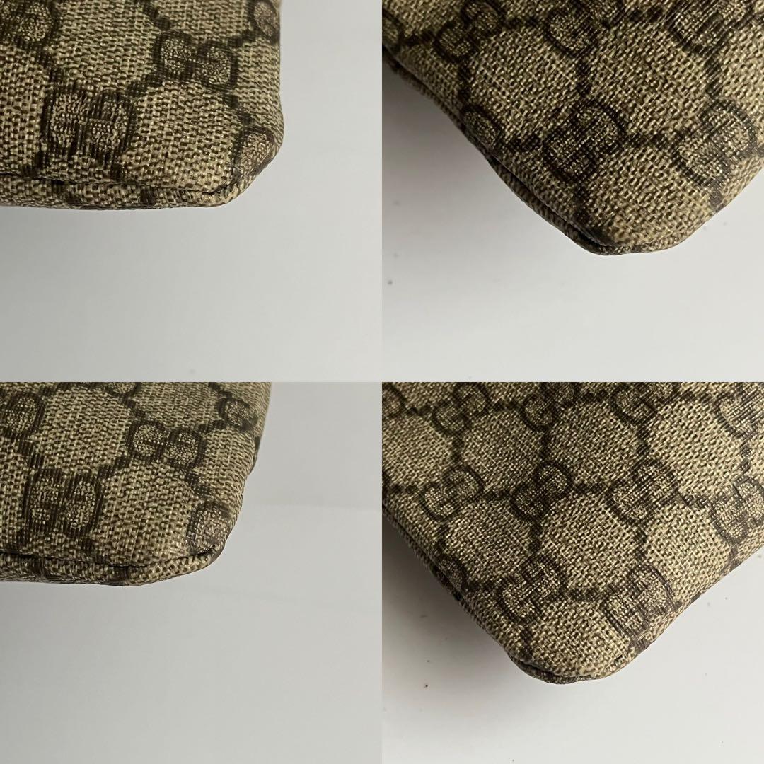 極美品✨　GUCCI ショルダーバッグ　pvc ベージュ　シェリーライン