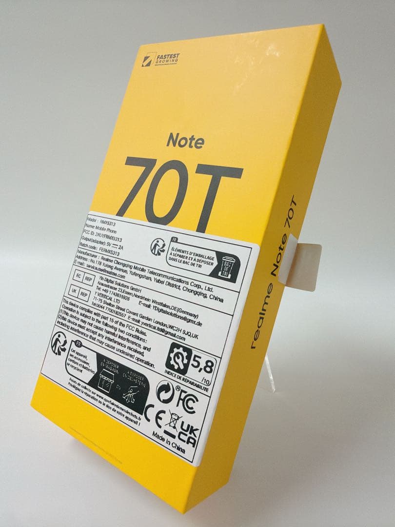 【新品同様】Realme Note 70T Ram 4GB SSD 64GB