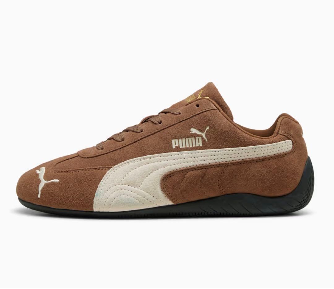 送料込み　人気　Puma スピードキャット スニーカー　 ブラウン24cm