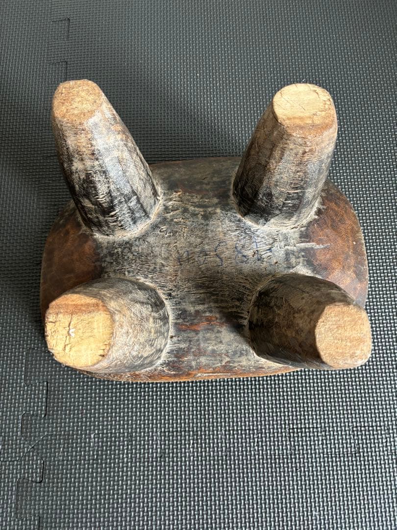 you 木製 曲線形状の座4本脚