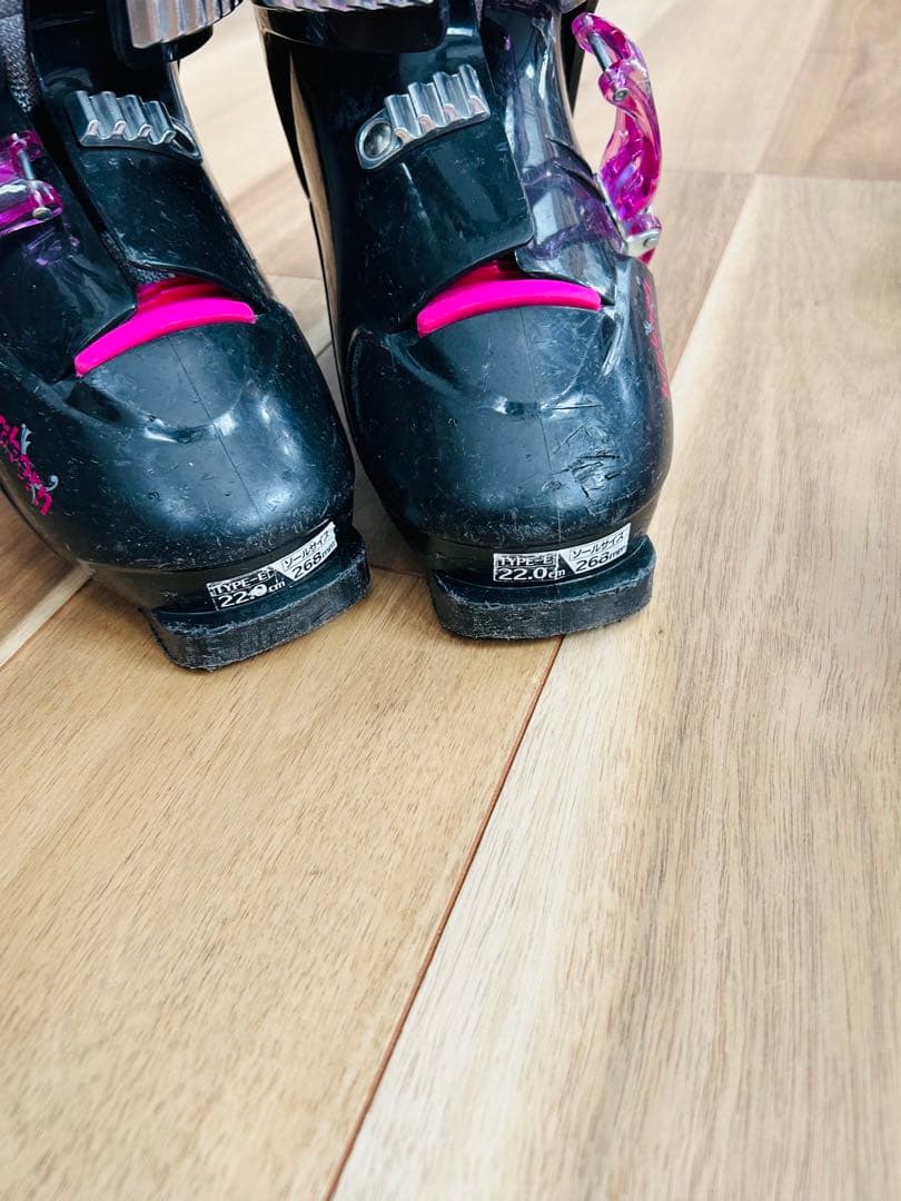 スキー4点セット（カバー付き）