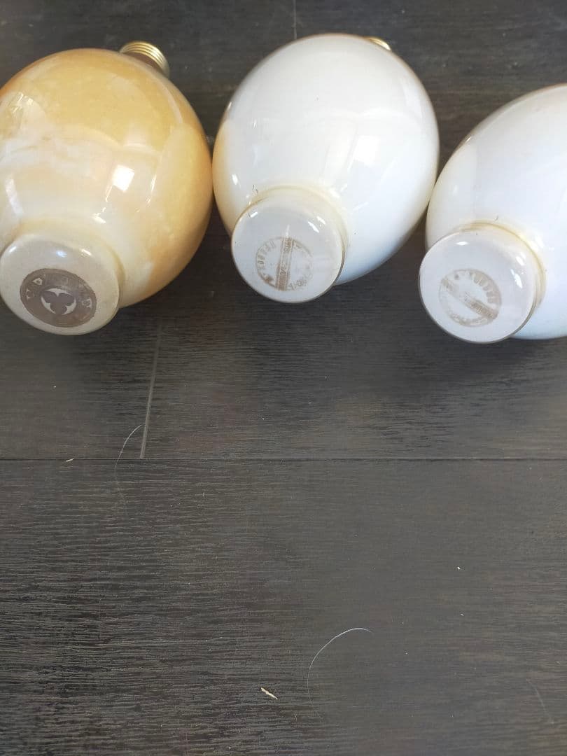 TOSHIBA 等 水銀灯 HF400X 卵型 ホワイト（中古品）計4個セット