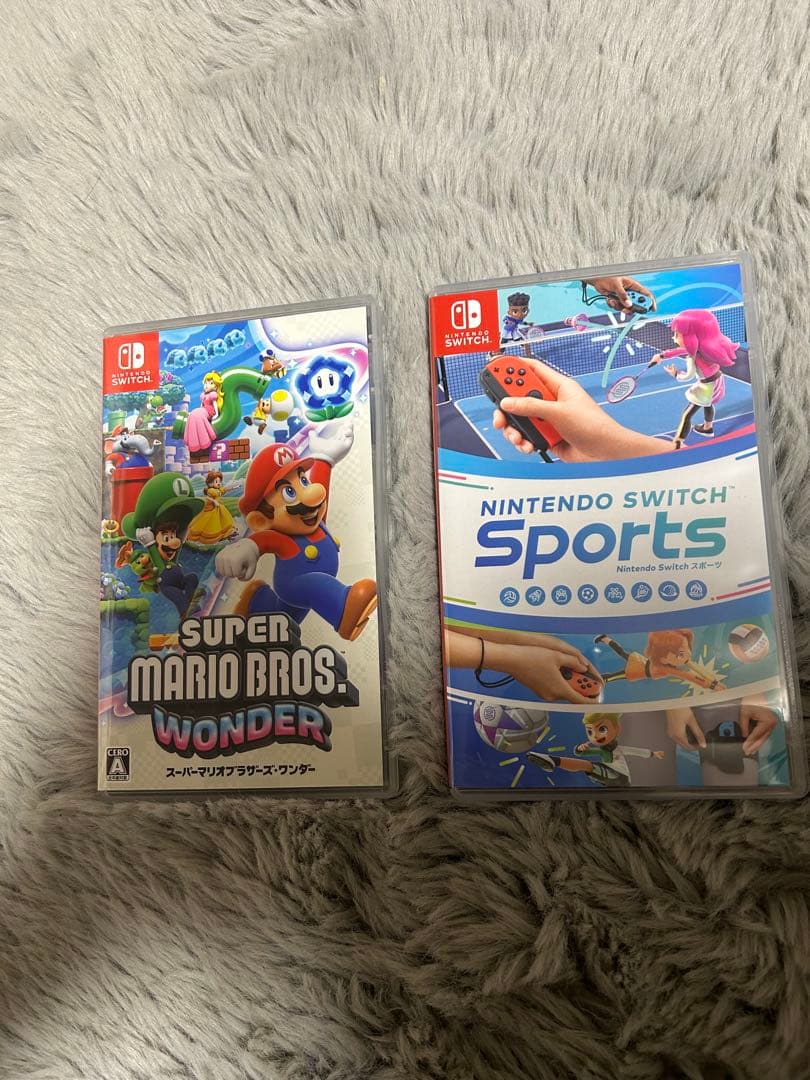 Nintendo Switch グレー 本体 充実の付属品 カセット付き