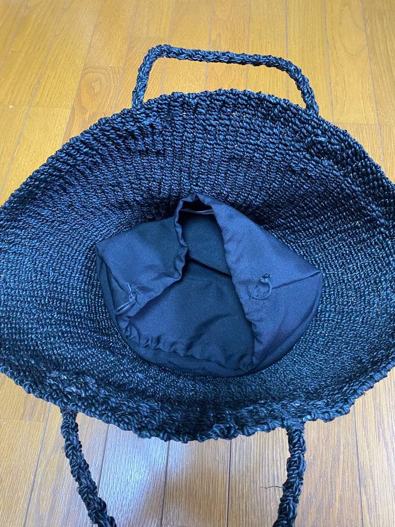 TODAY FUL VENUS BAG L かごバッグ ブラック