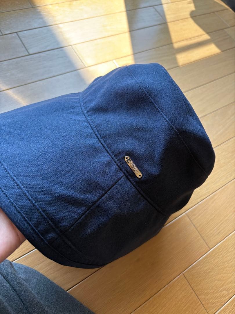 ロサブラン プレーンハット ネイビー13cm Mサイズ　つば裏遮光　帽子