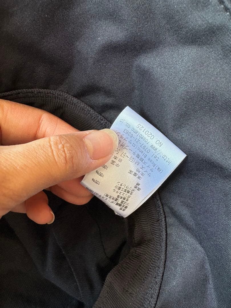 ロサブラン プレーンハット ネイビー13cm Mサイズ　つば裏遮光　帽子