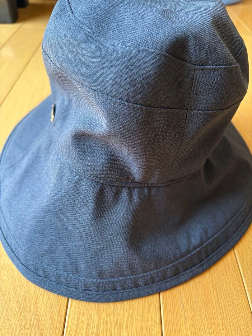 ロサブラン プレーンハット ネイビー13cm Mサイズ　つば裏遮光　帽子
