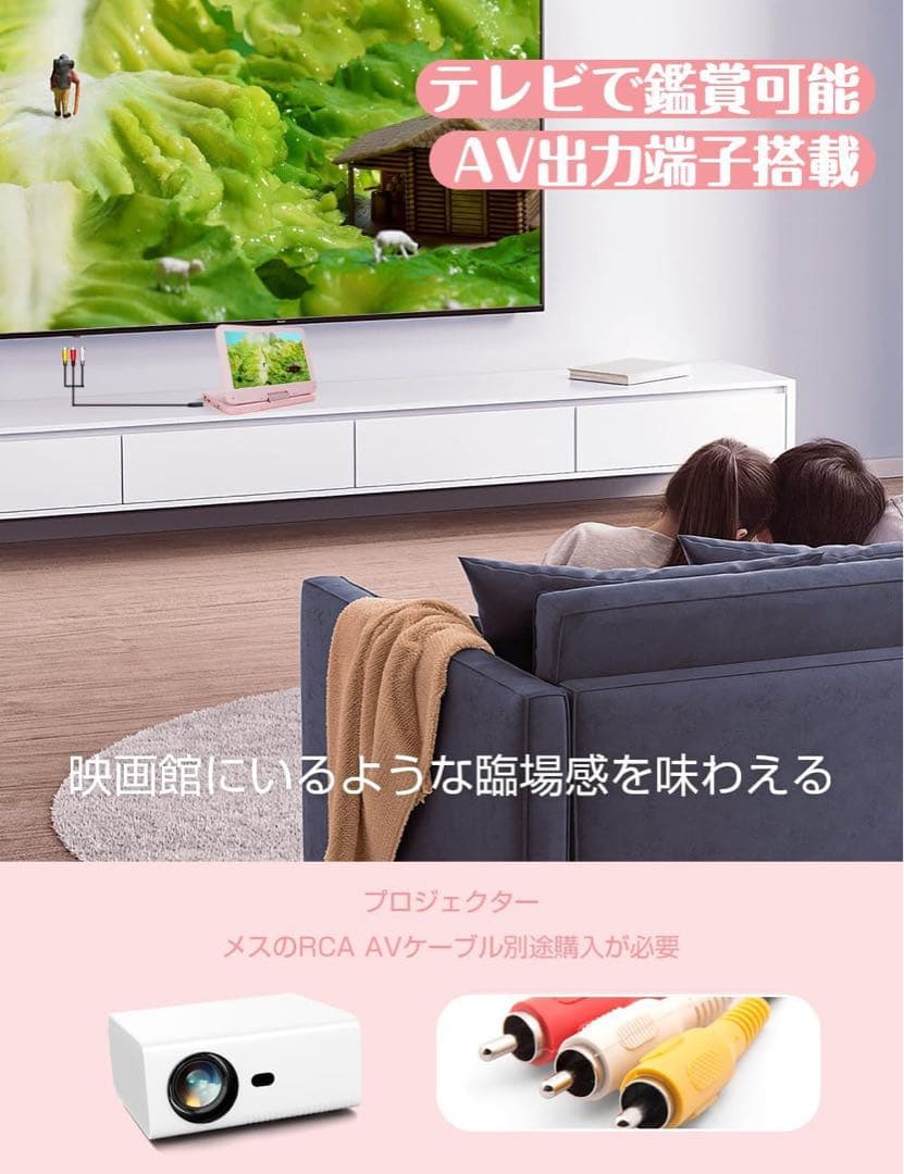 ポータブルDVDプレーヤー 12.5型 10.5インチCPRM レジューム機能