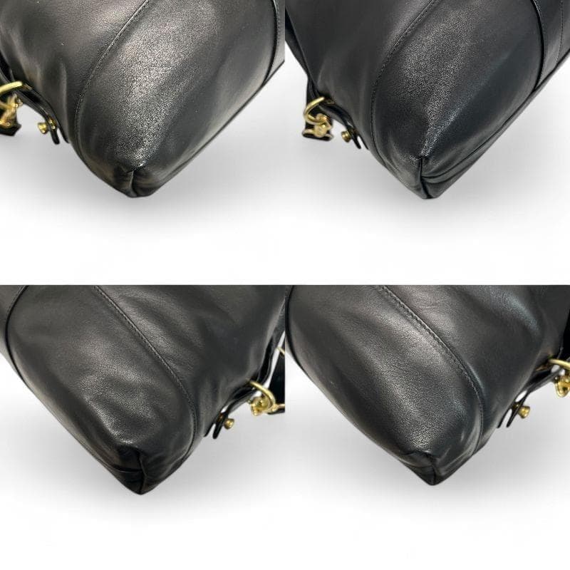 美品 COACH ボストンバッグ レザー ブラック オールドコーチ 2way