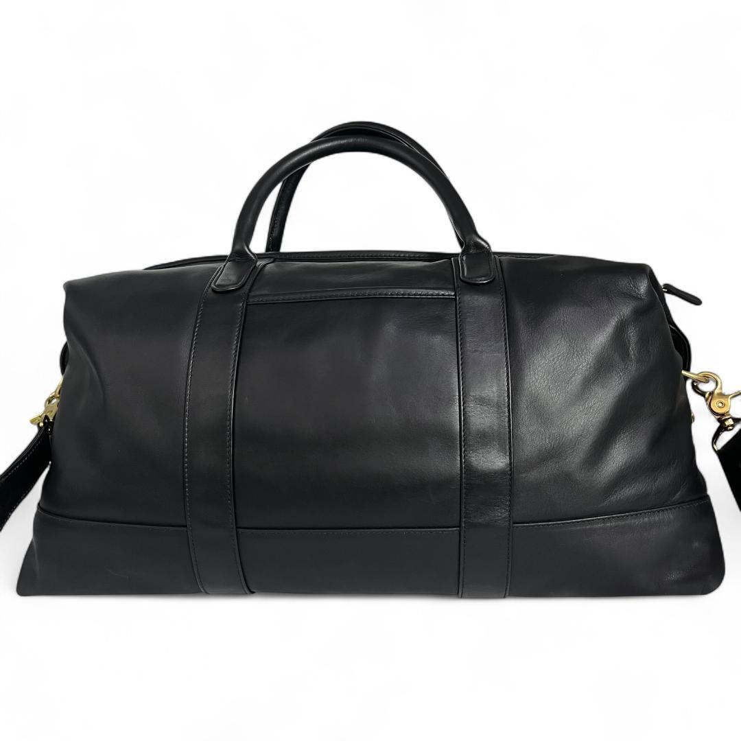 美品 COACH ボストンバッグ レザー ブラック オールドコーチ 2way