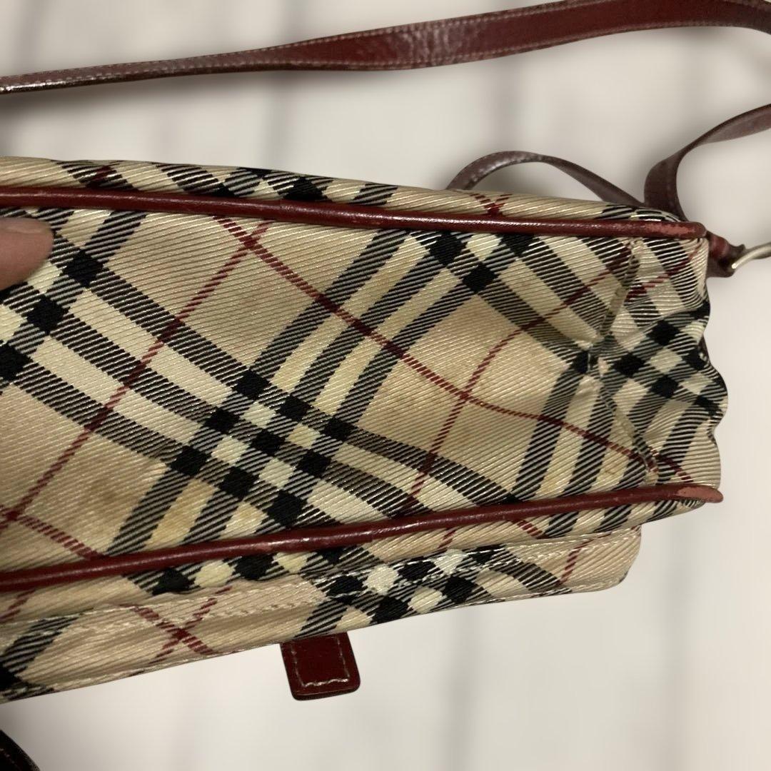 チェック柄ショルダーバッグBurberry