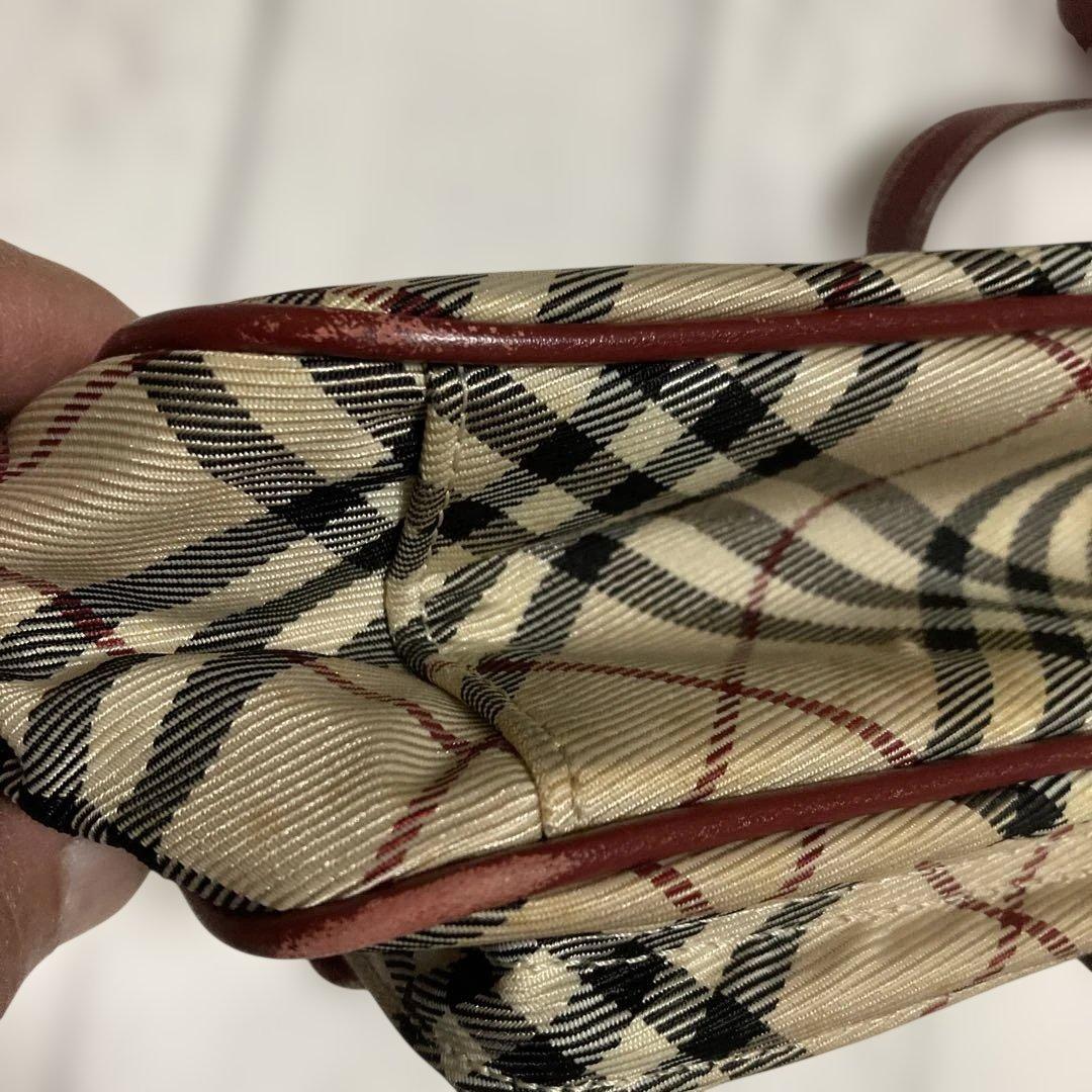 チェック柄ショルダーバッグBurberry