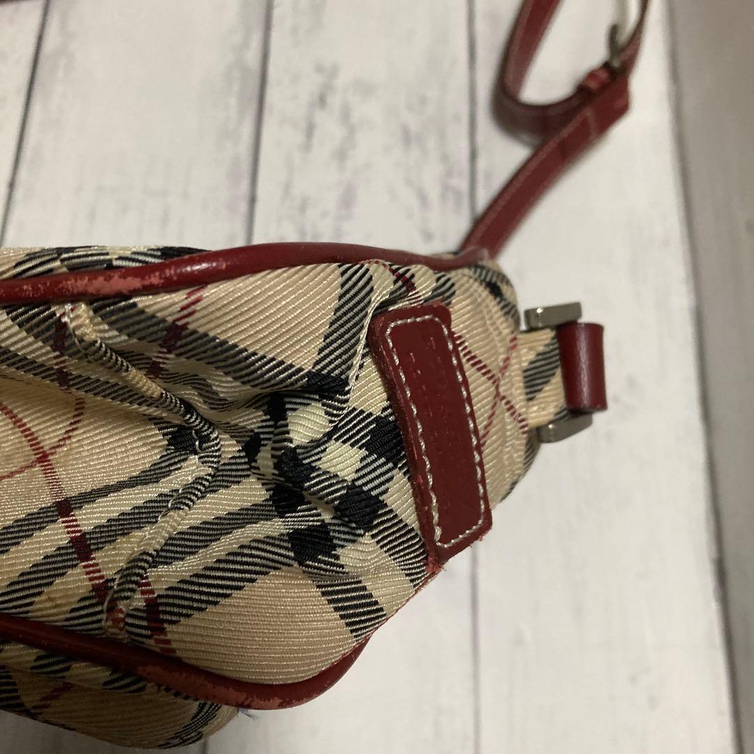 チェック柄ショルダーバッグBurberry