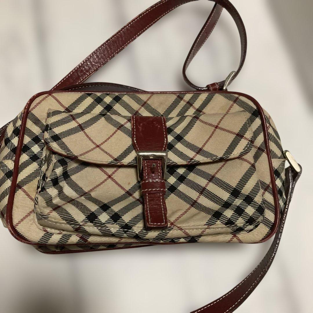 チェック柄ショルダーバッグBurberry