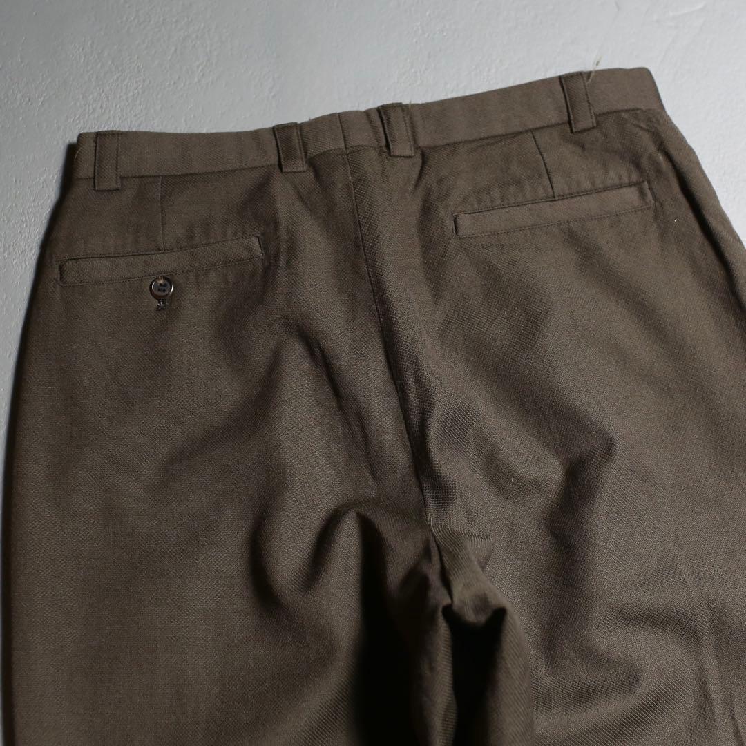 神シルエット◎ 80s~ Vintage 3 Tuck Wool Slacks