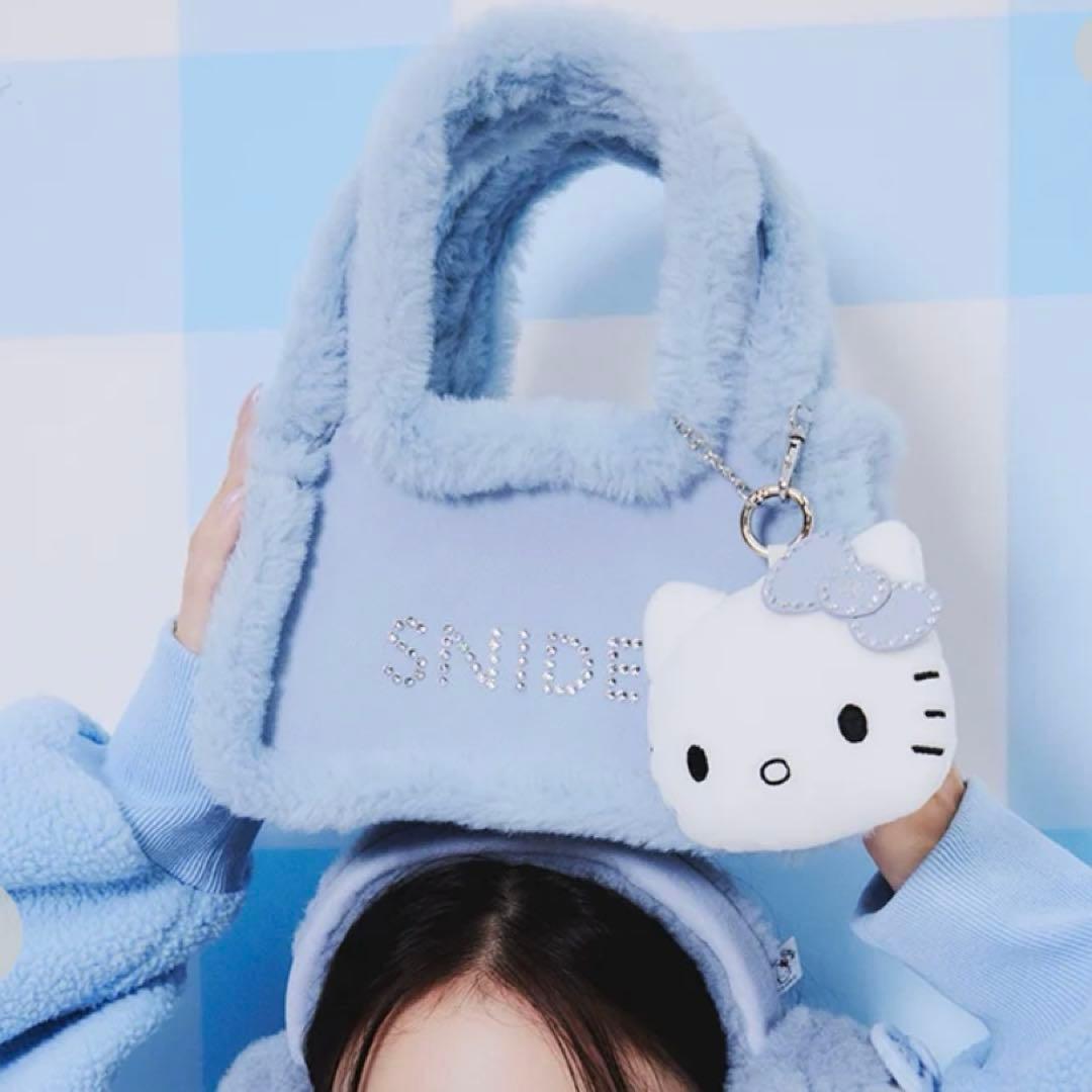 SNIDEL ハンドバッグ HELLO KITTYライトブルー