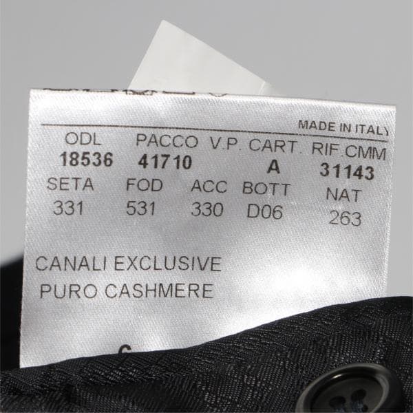 こ*た様 カナーリ CANALI T57110 カシミア チェスタコート 50