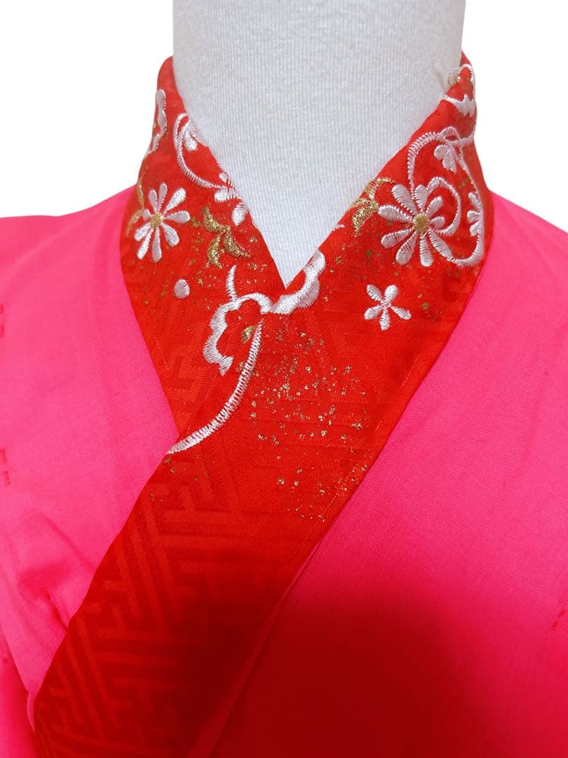 お買い得品♡七五三　5歳から小さめ7歳　女の子　フルセット　一式　朱色系