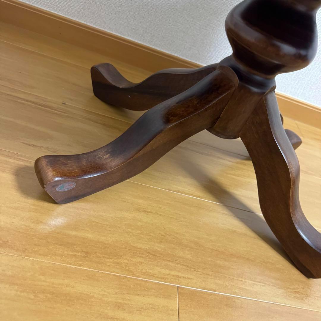 イタリア製　アンティーク家具　360°回転　テーブル　インテリア　ヴィンテージ