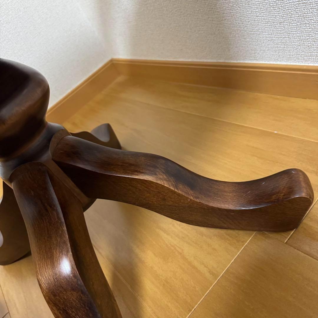 イタリア製　アンティーク家具　360°回転　テーブル　インテリア　ヴィンテージ