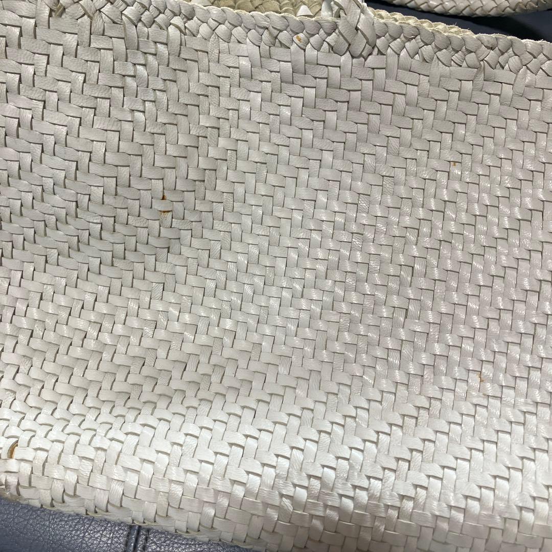 Craig for HUMAN WOMAN メッシュ レザー トートバッグ 本革