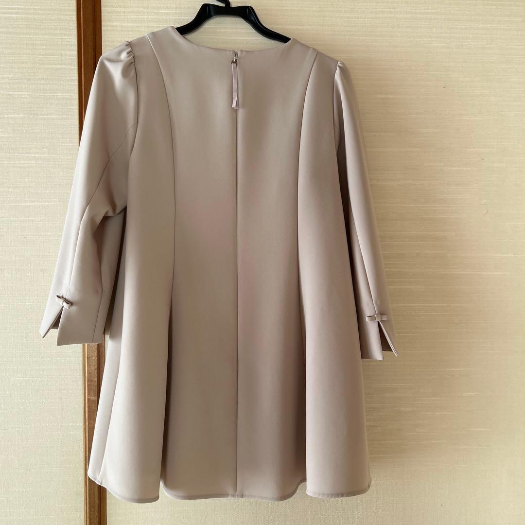 TO BE CHIC ベージュ Aラインチュニック