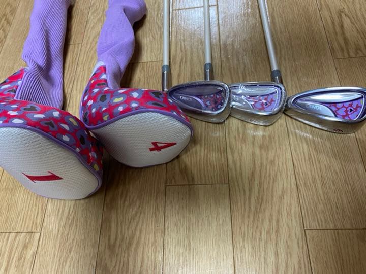 安い！レディース用ゴルフバック&ゴルフクラブセット