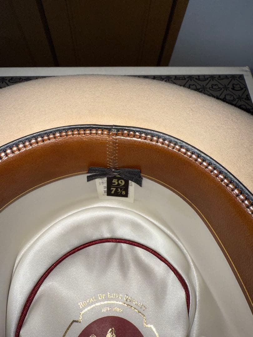 ステットソン　プレミア　ストラトライナーST969 サンドベージュ　サイズ59