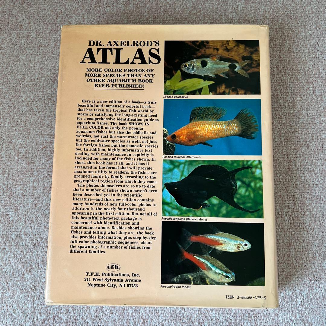 洋書　Dr. Axelrod's Atlas of 淡水観賞魚　大型本