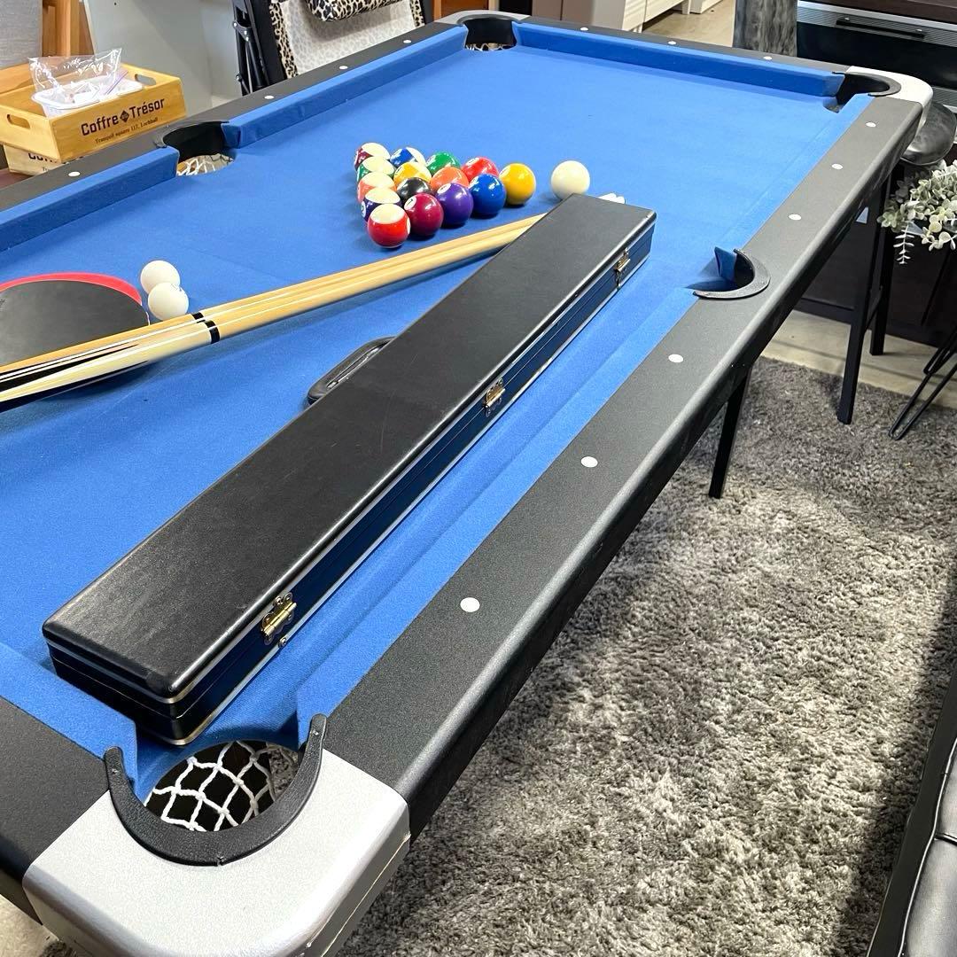 ビリヤードテーブル 卓球台　2WAY ゲームテーブル　家庭用