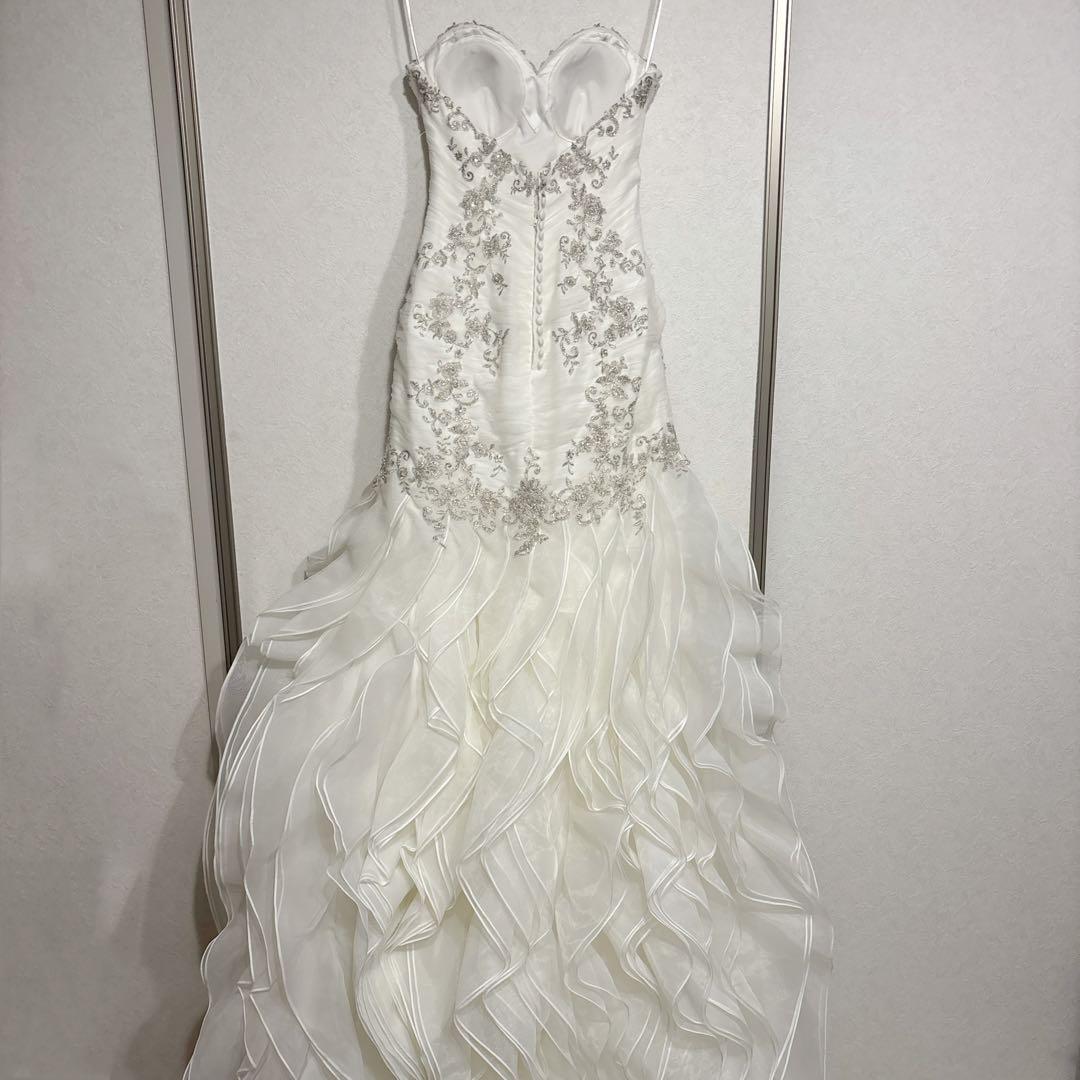 mermaid wedding 9号 約Mサイズ(ウエディング結婚式・発表会