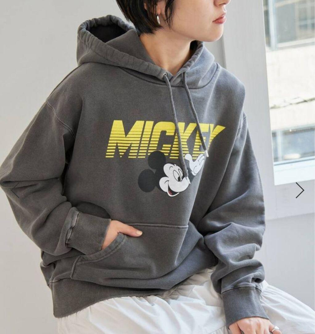 GOOD ROCK SPEED ミッキー パーカー グレー