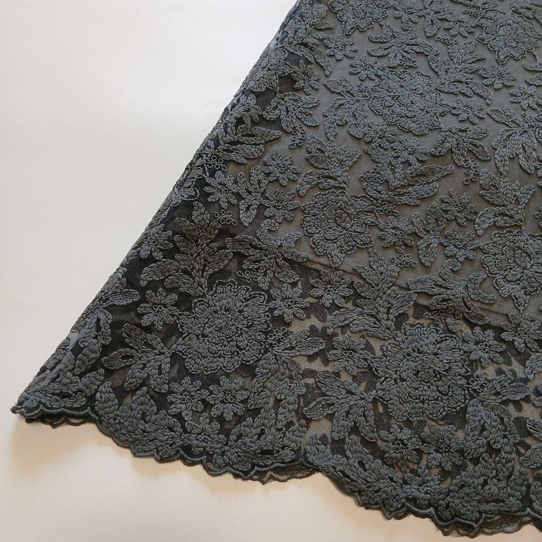 Leja シャーリング ボレロ レース ワンピース ドレス 結婚式 お呼ばれ