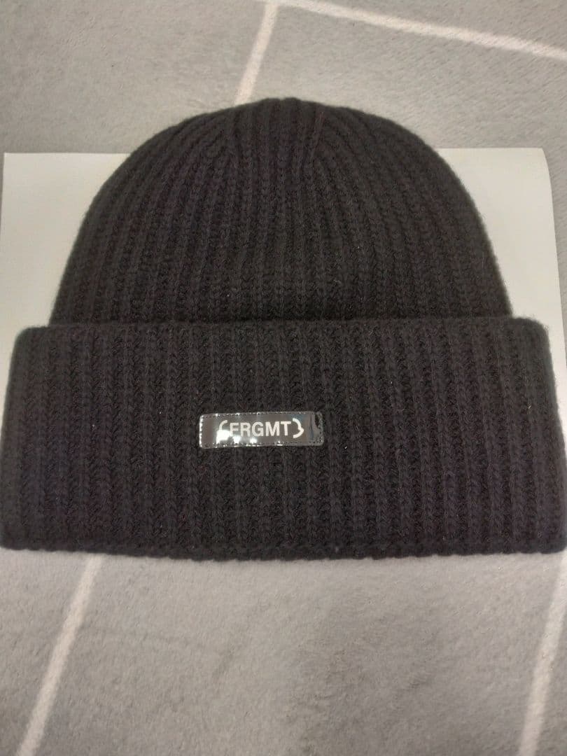 ブラック未使用品 MONCLER × FRAGMENT コラボ ニット帽