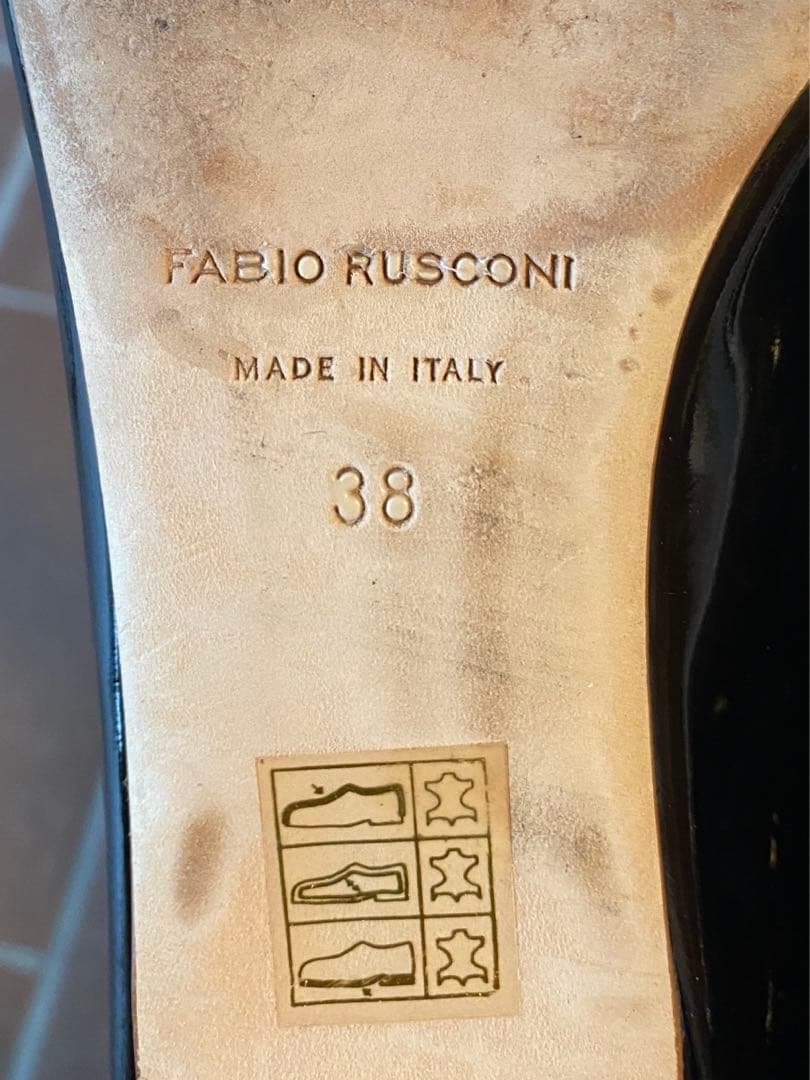 FABIO RUSCONI エナメル　シューズ　レディース