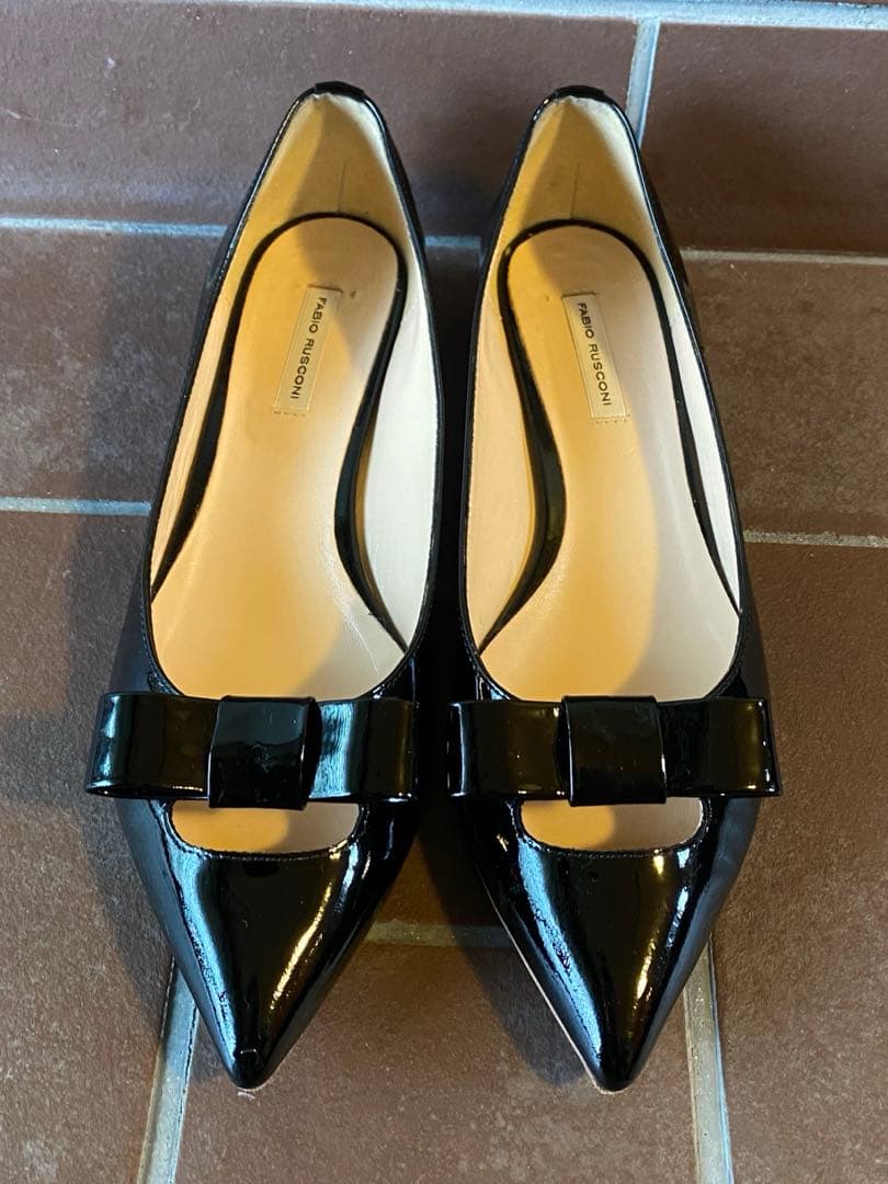 FABIO RUSCONI エナメル　シューズ　レディース
