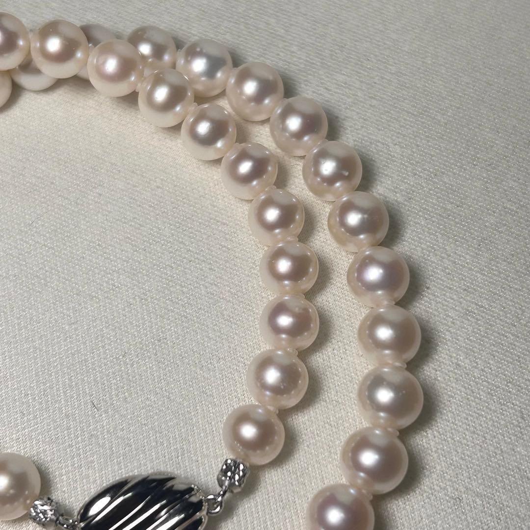 【保証書/大珠✨】ジュエリーマキ あこや真珠 ネックレス 8.0〜8.5 パール