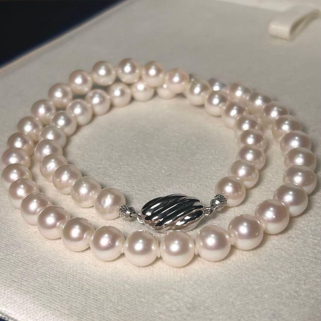 【保証書/大珠✨】ジュエリーマキ あこや真珠 ネックレス 8.0〜8.5 パール