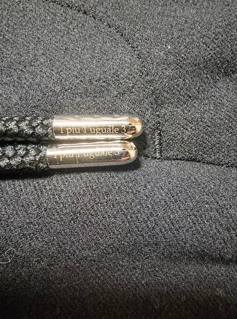 【美品】【定価６万円】1piu1uguale3 EASY SLACKS ブラック