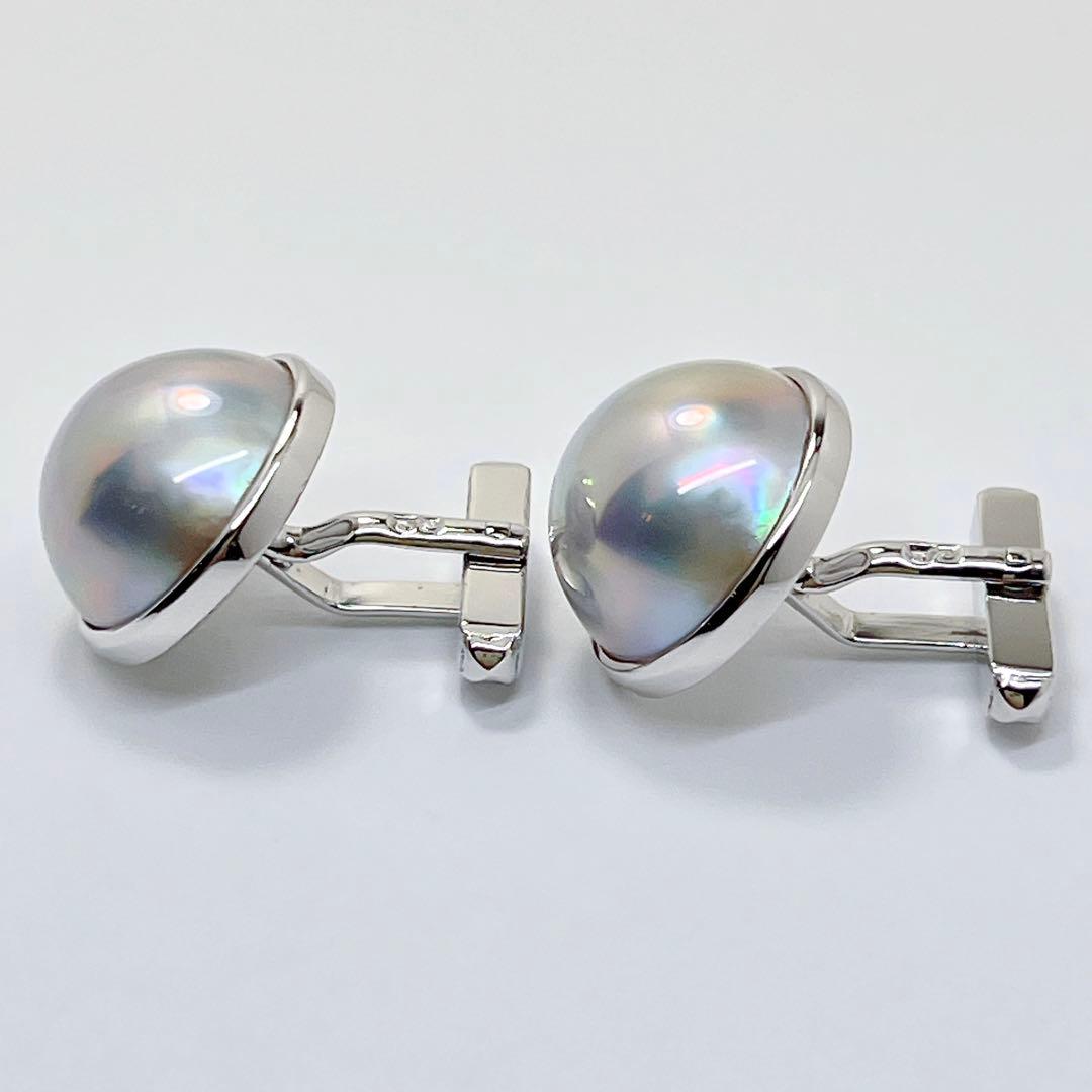 【未使用品級】✨田崎真珠タサキ マベパール　ドーム型　カフリンクス