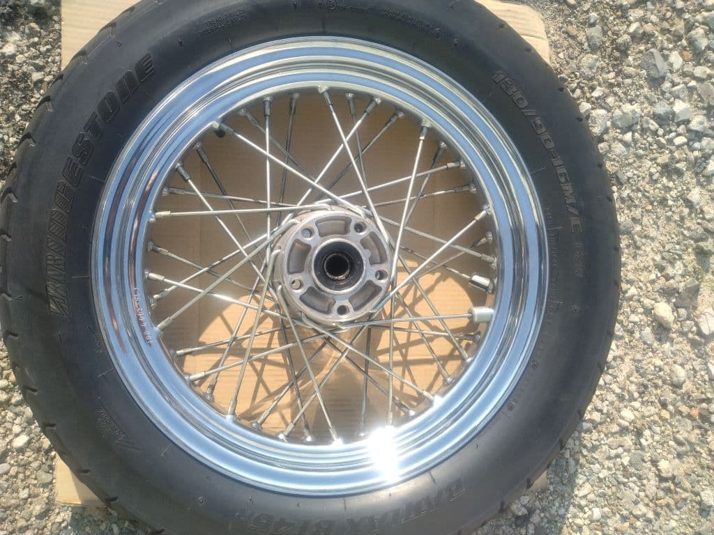 ハーレー ホイール EVO エボ ダイナ 19,16インチ スポークホイール