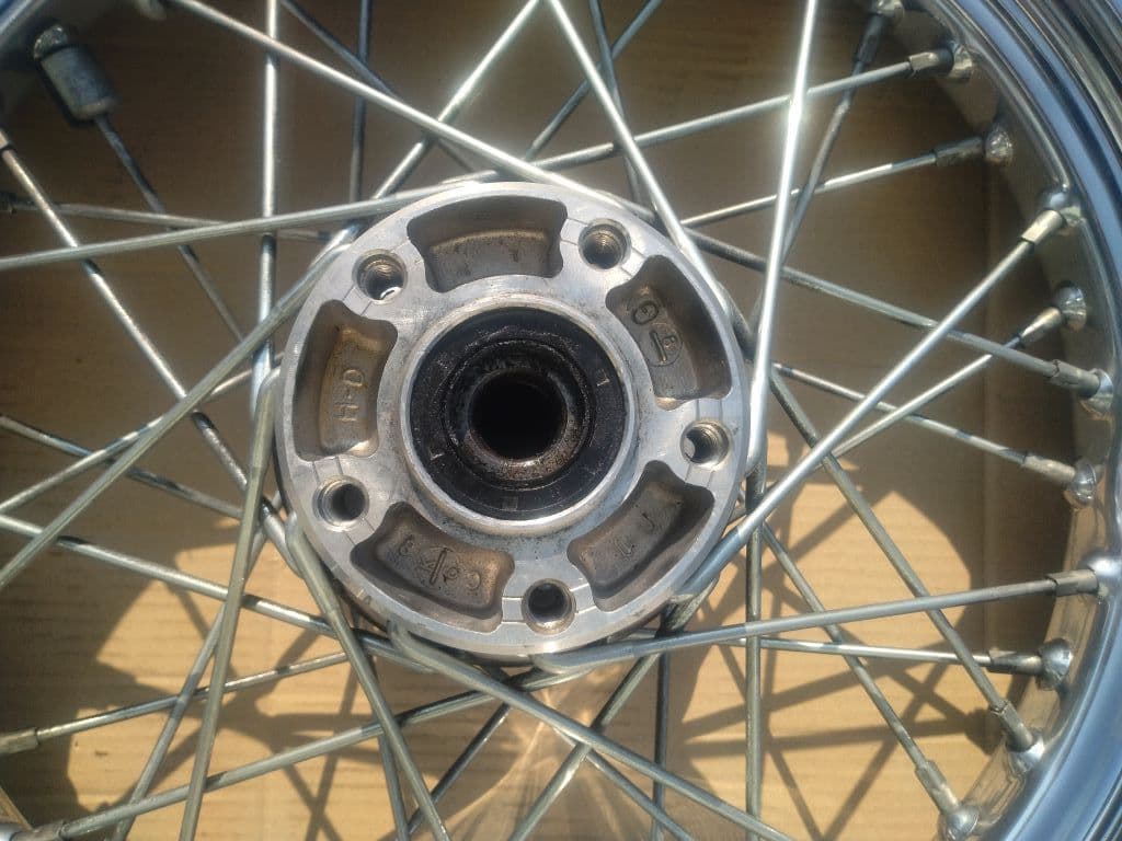 ハーレー ホイール EVO エボ ダイナ 19,16インチ スポークホイール