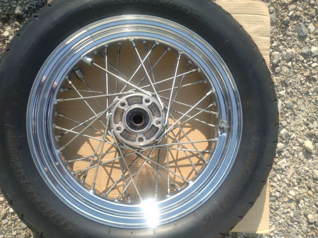 ハーレー ホイール EVO エボ ダイナ 19,16インチ スポークホイール