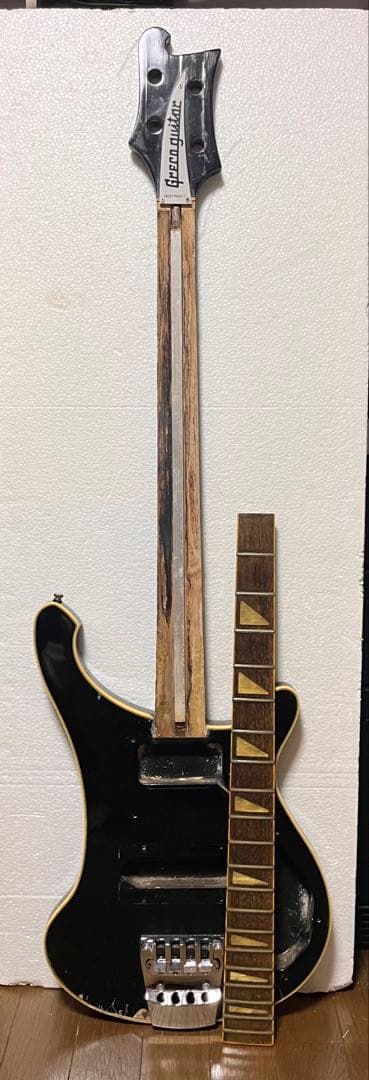 悲しくなるほどのジャンク！グレコ？リッケンバッカータイプの抜け殻。