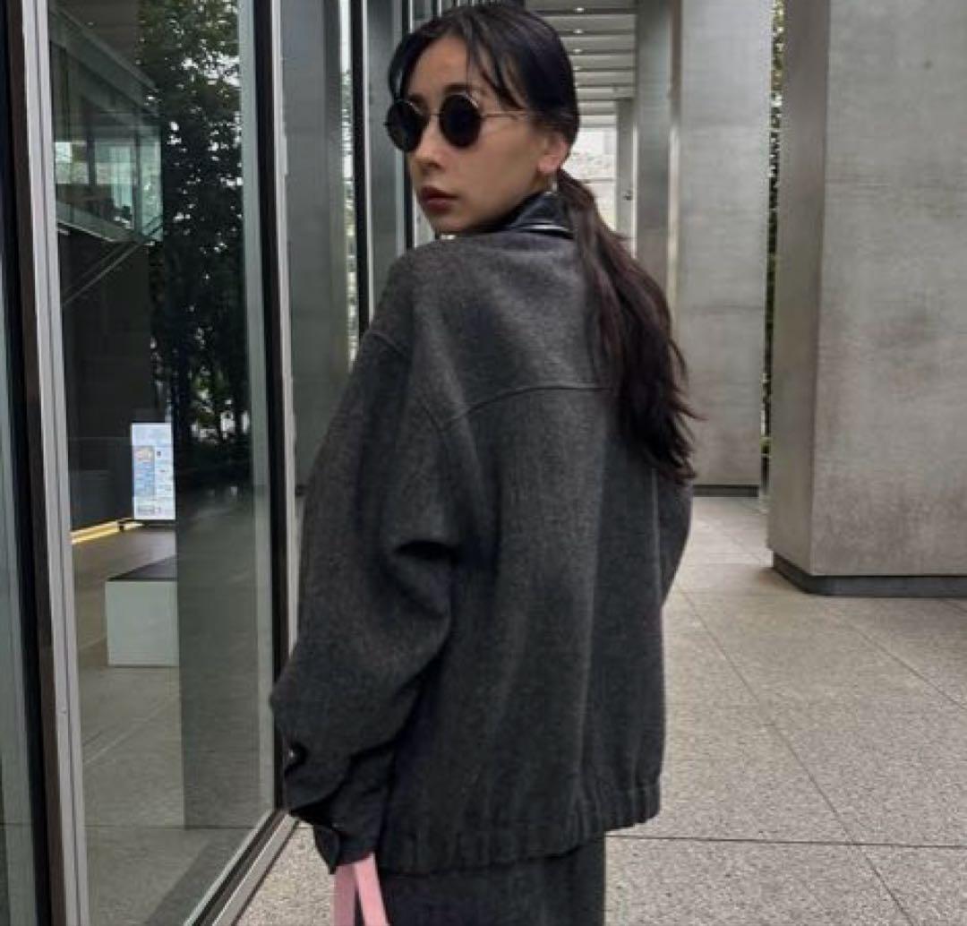 ジャケット・アウター UND TWEED WORK DETAIL BLOUSON