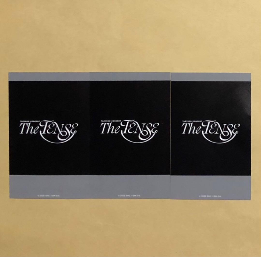 少女時代 テヨン TAEYEON Tense 特典 チェキ トレカ 3枚セット