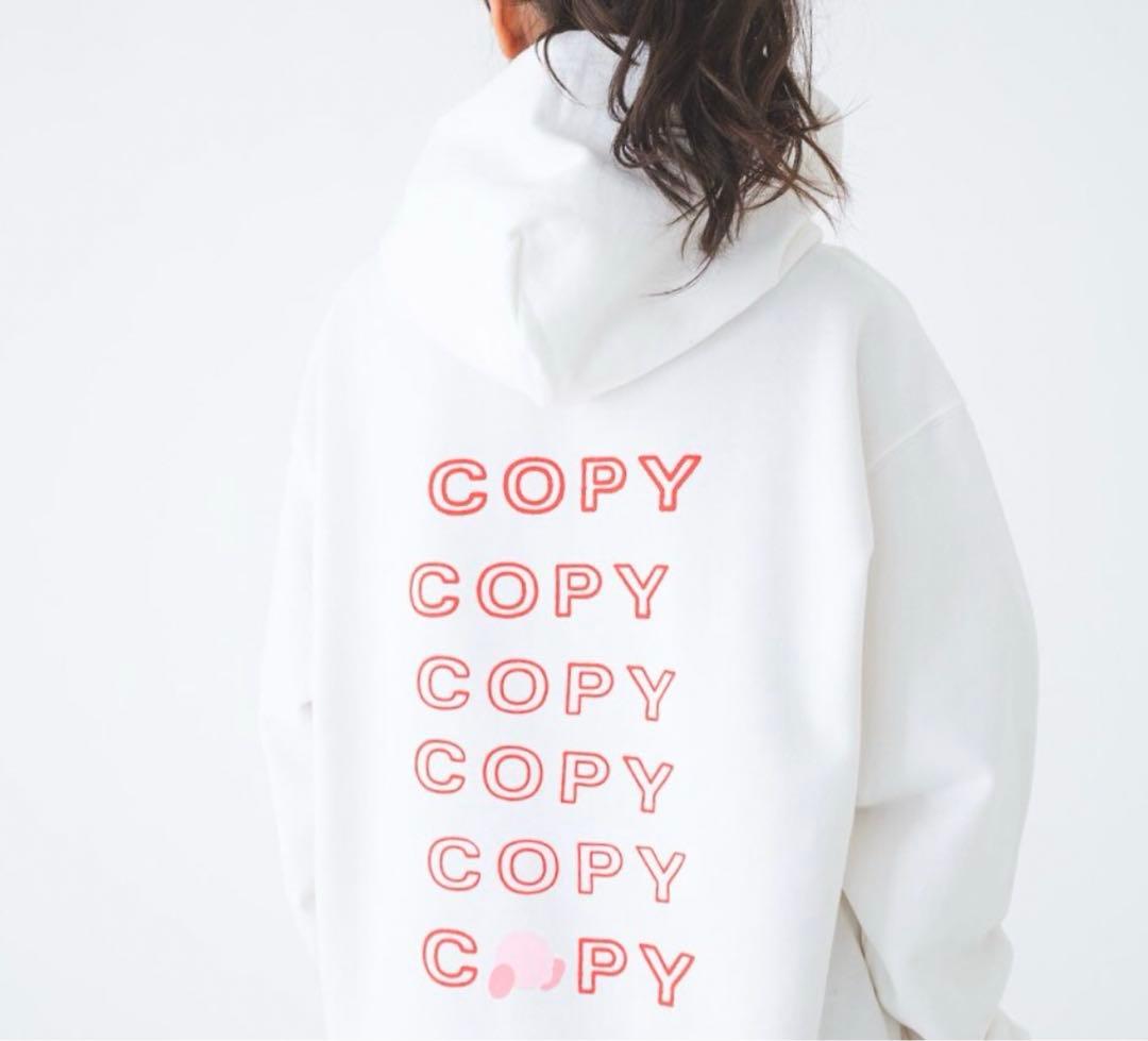 星のカービィ　playful kirby パーカー　白