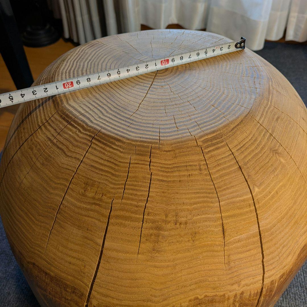 栗　大型　天然木　椅子　スツール　 テーブル　高さ約38㎝