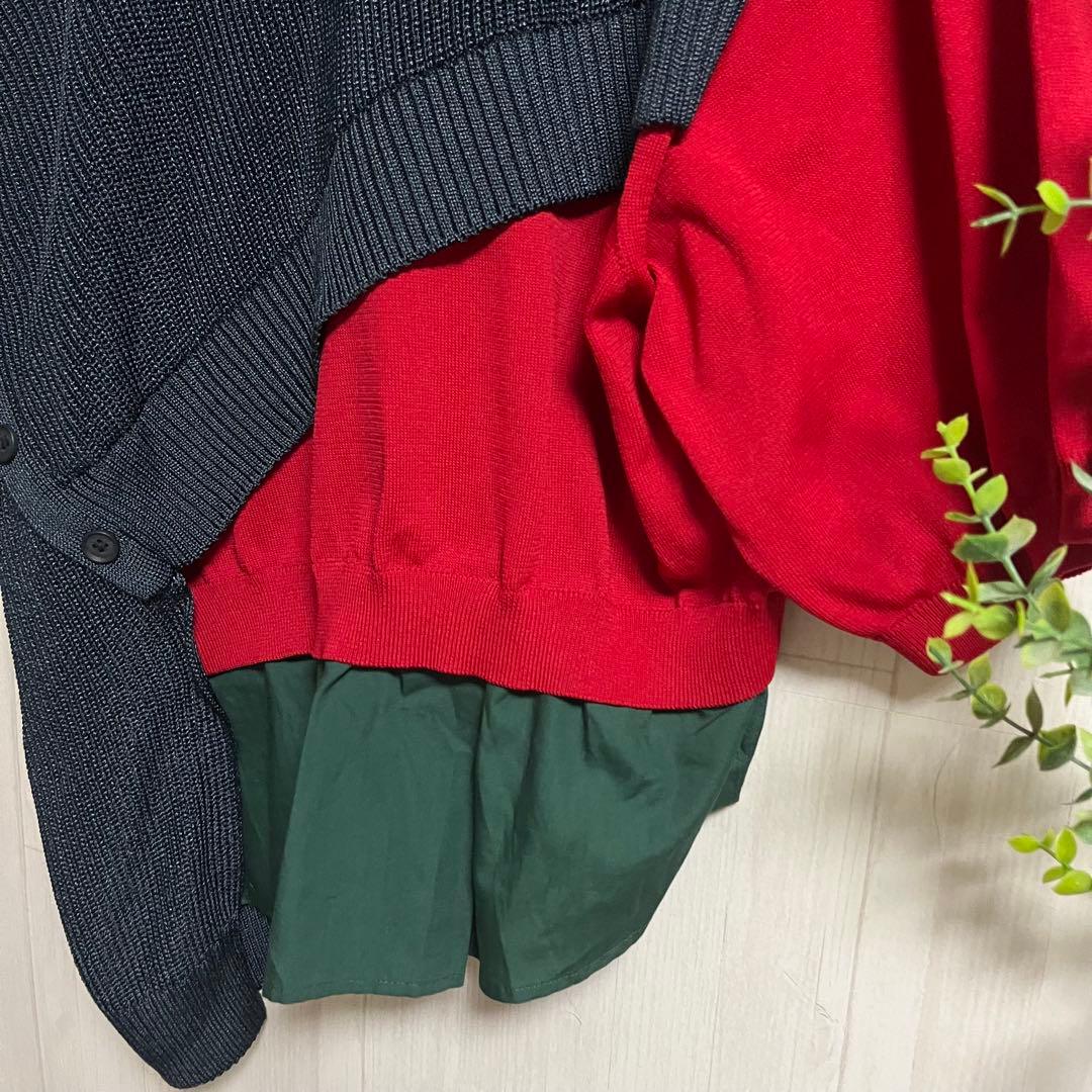 【極美品】kolor カラー デザインシャツ 変形　トップス　ポロシャツ　完売品