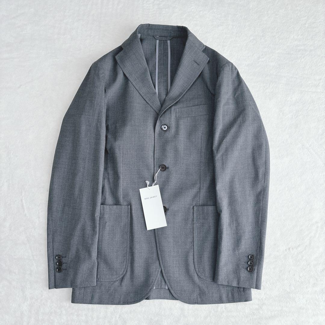 【新品タグ付き】リングジャケット　テーラードジャケット　アンコン　グレー